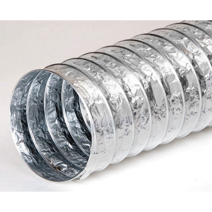 Ống sun bạc hút mùi phi 125
