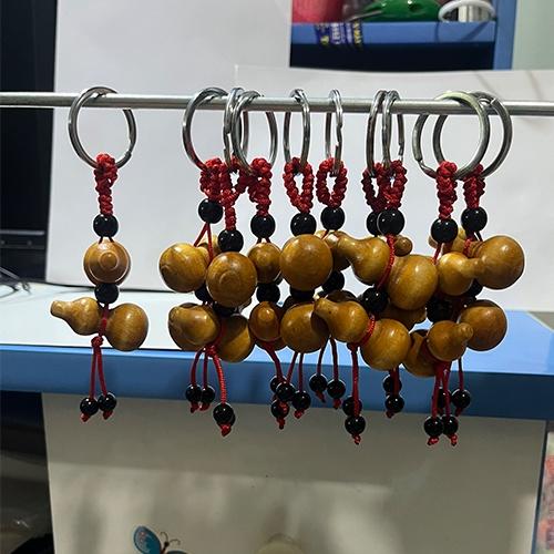 Móc khóa hồ lô gỗ nhiều mẫu