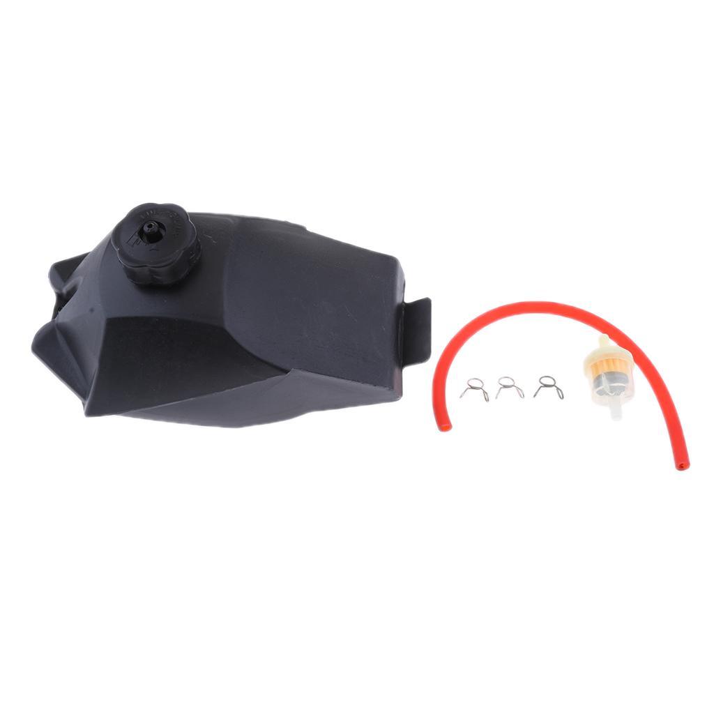 Fuel Gas Tank, Fuel Filter, Red Fuel Hose , 49cc Mini Dirt Bike Quad Pocket