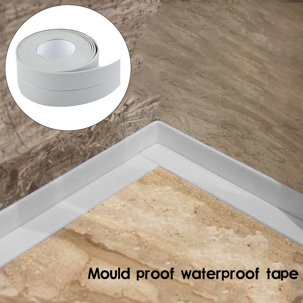 2x 3.2M Waterproof Sealing Tape Sealant Trim Bathroom Bathtub Toilet Repair