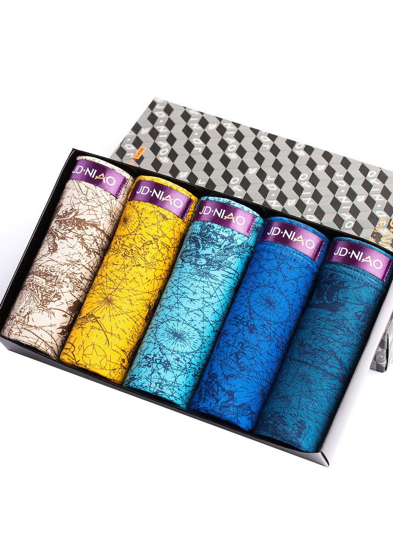 Hộp combo 5 sịp đùi boxer SQB101 MAP