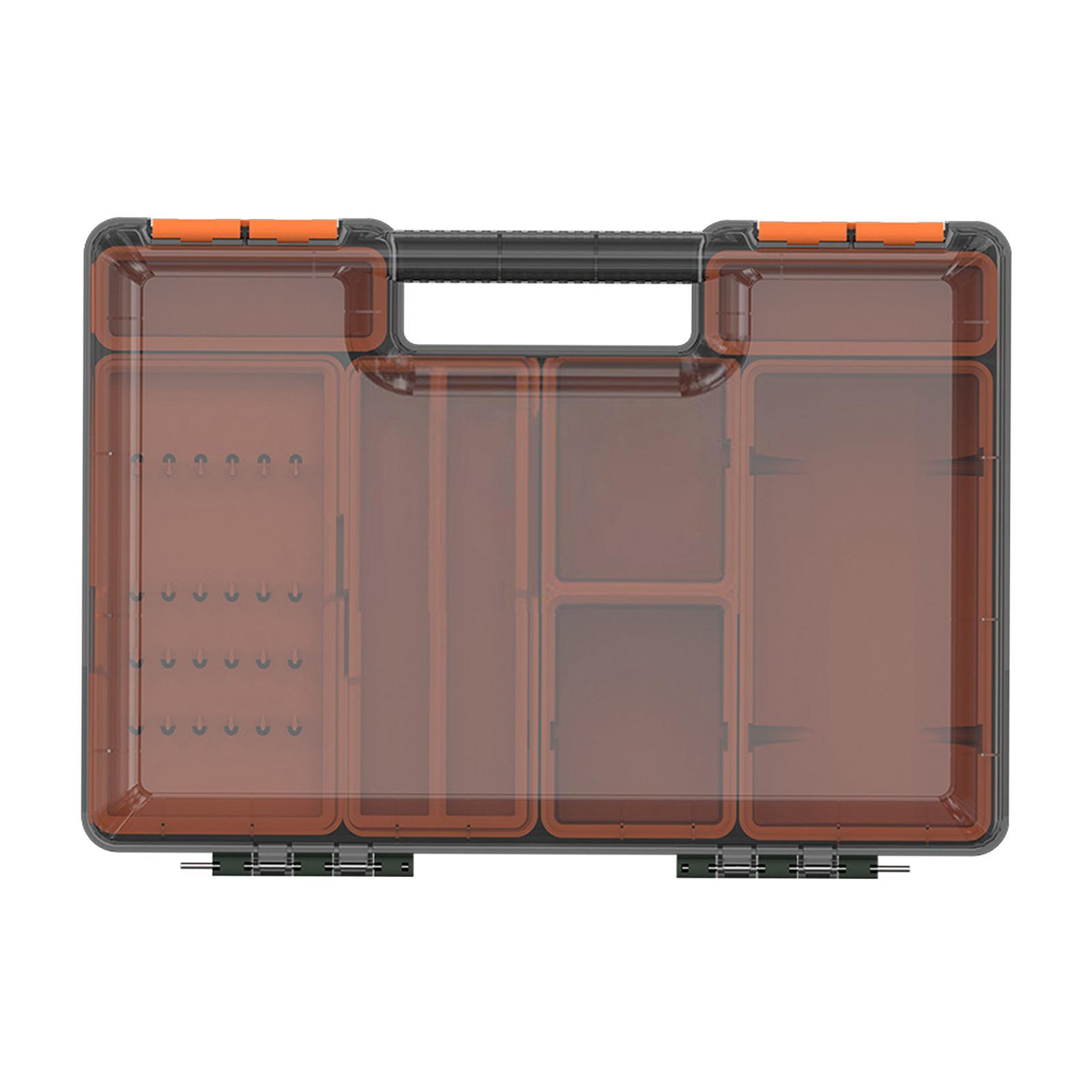 Fishing Tackle Box, Fishing Lures Box, Hard Case, Portable Fishing Accessories Water Resistant Storage Case Organizer for Carp Fishing