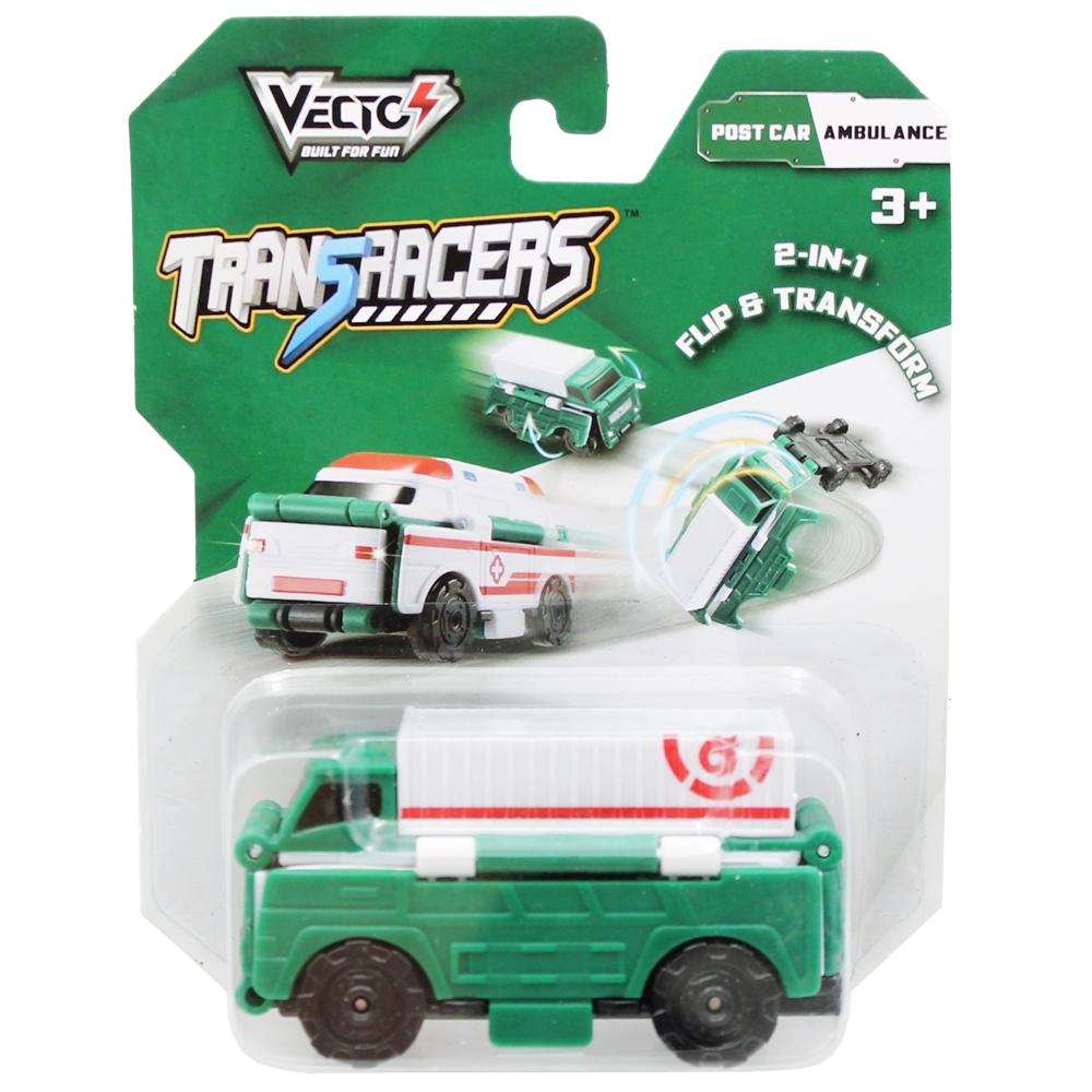 Đồ Chơi Xe Biến Hình Transracers Post Car / Ambulance - Vecto VN463875-39