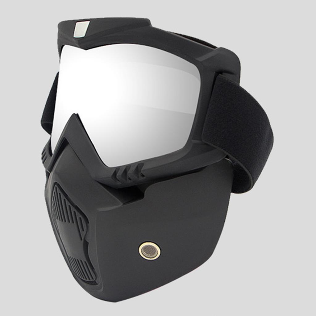 2- Motocross Goggles Bike Anti Fog Windproof Dustproof Glasses