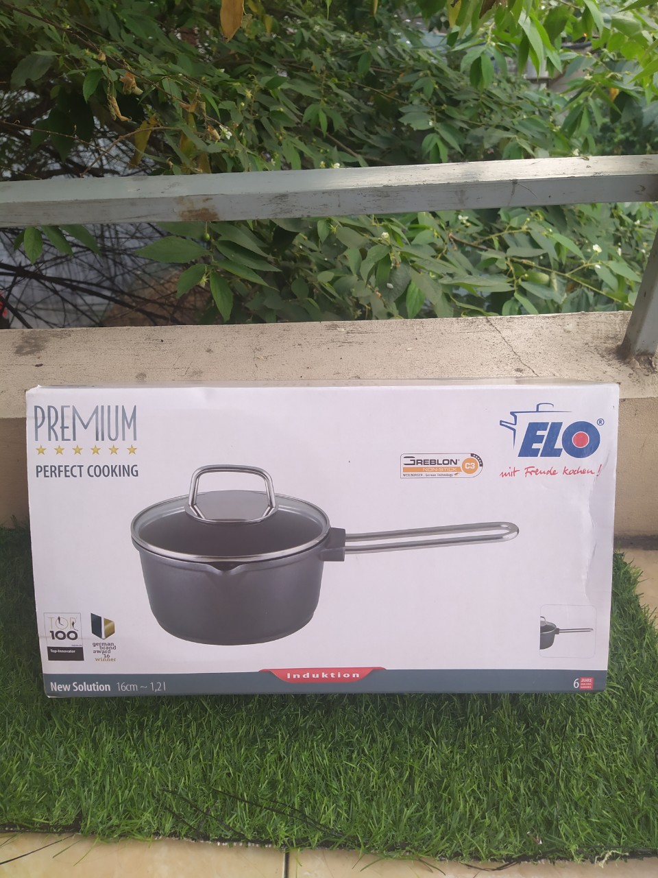 Nồi Quanh Nấu Bột Elo Premium New Solution Đáy Liền Cao Cấp Chống Dính  Size 16Cm - 1,2l Hàng Chính Hãng -  Made in Germany