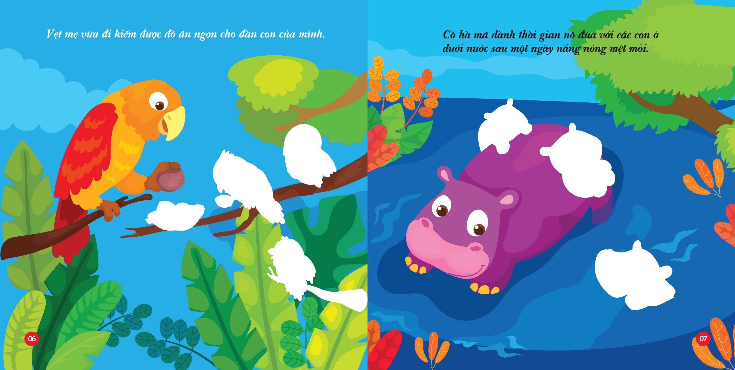 Bóc dán hình Động vật đáng yêu - Animal Stickers Tập 2