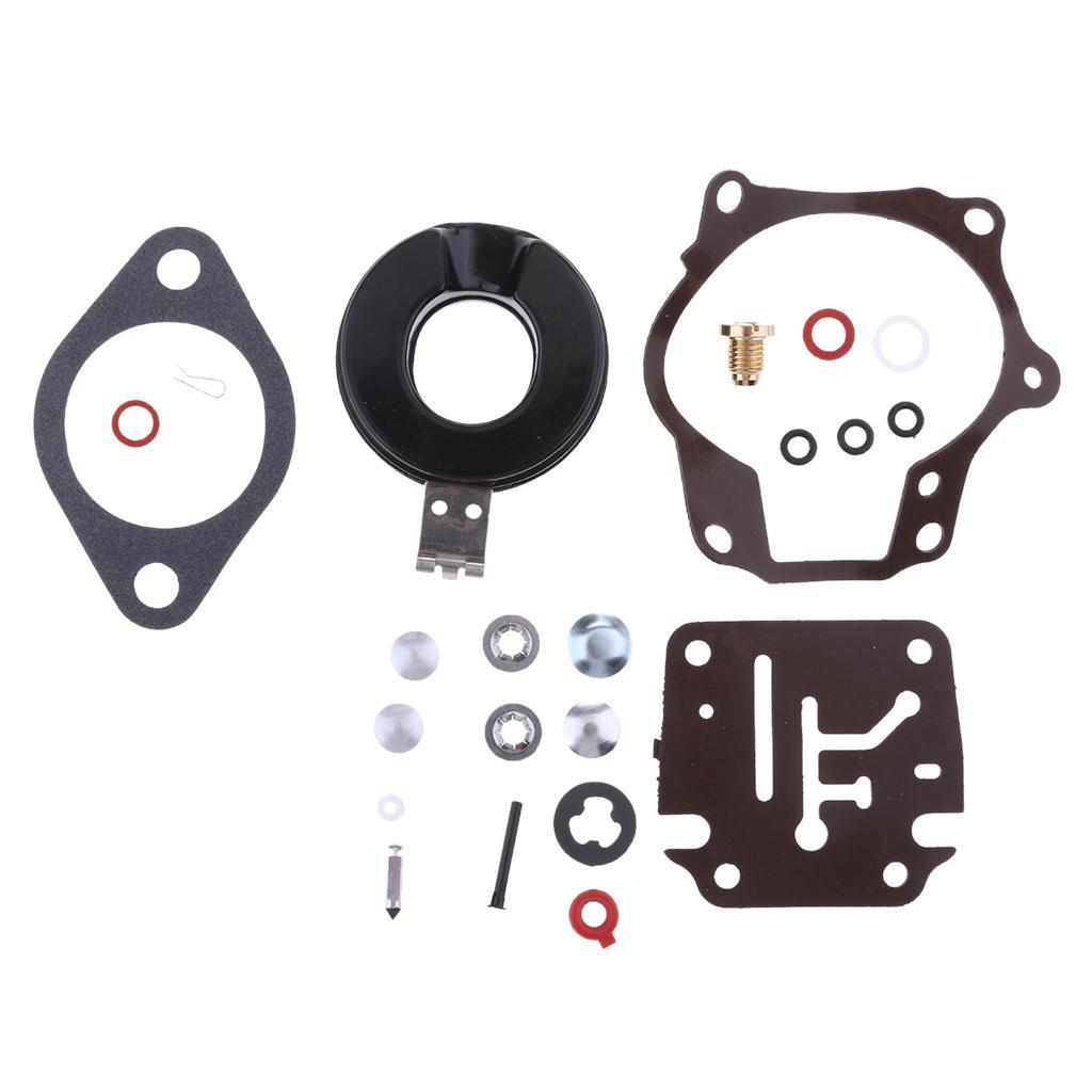 2 Sets Carburetor Repair Kit for Johnson Evinrude 30/40/50HP Outboard Motors