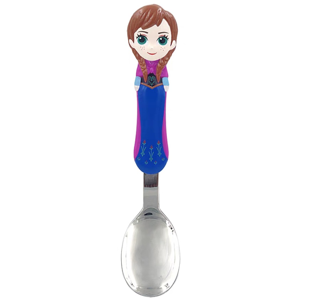 Muỗng ăn dặm Disney hình Anna Frozen 3D cho bé