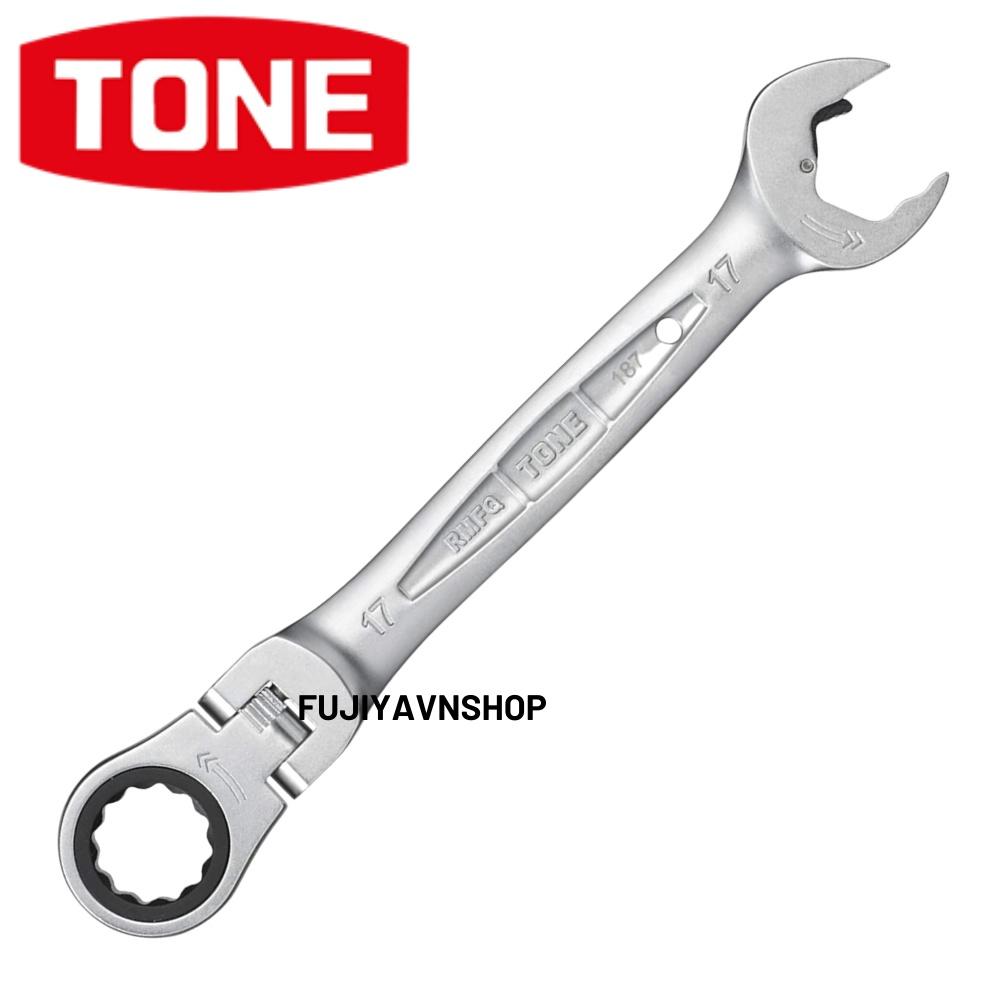 Cờ lê đầu chòng cơ cấu ratchet Tone RMFQ-17