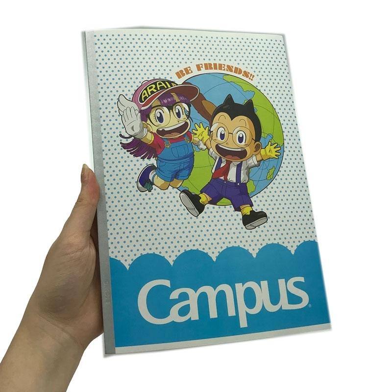 Vở Arale &amp; Friends - B5 Kẻ Ngang Có Chấm 200 Trang ĐL 70g/m2 - Campus NB-BARF200 (Mẫu Màu Giao Ngẫu Nhiên)