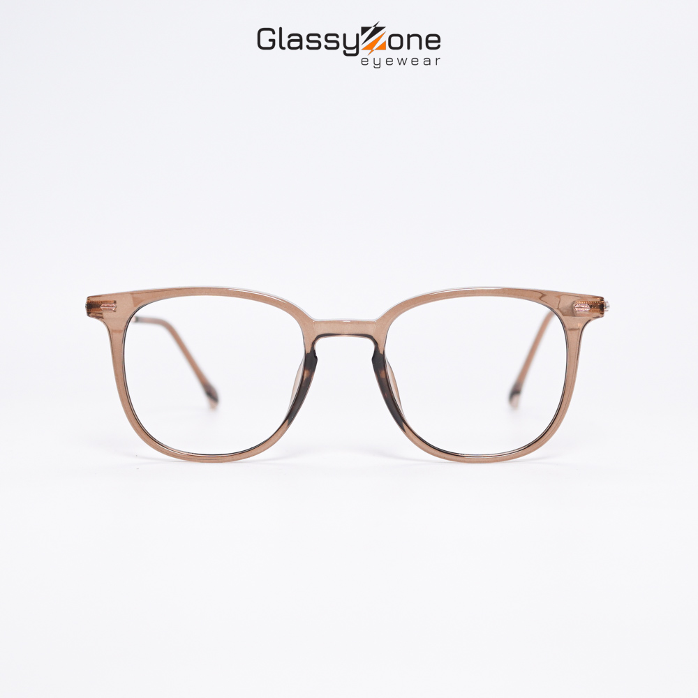 Gọng kính cận, Mắt kính giả cận nhựa dẻo Form vuông Uniex Nam Nữ Philomena - GlassyZone