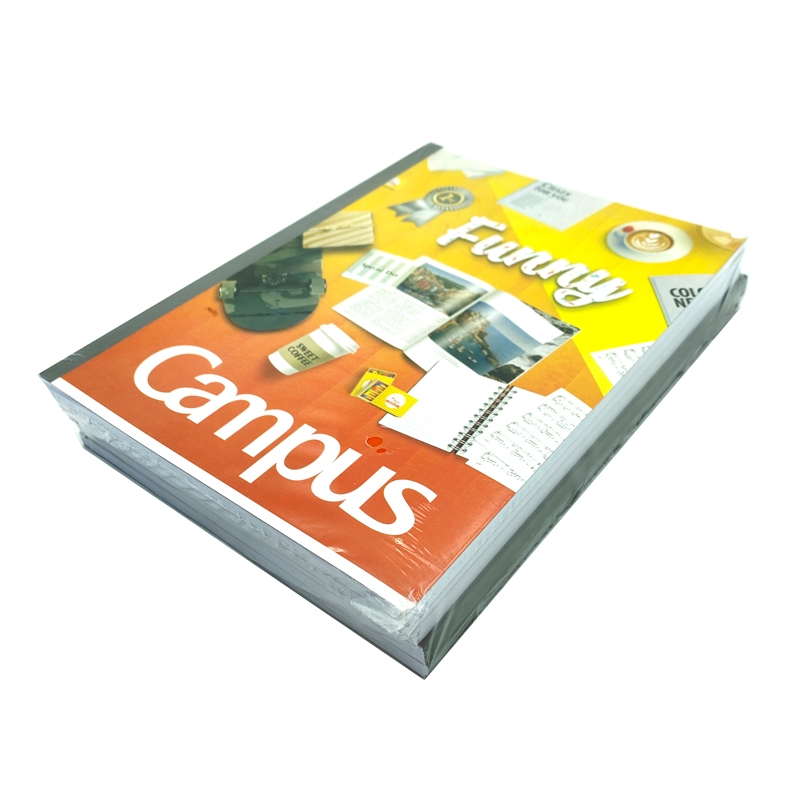 Vở Campus Gift Kẻ Ngang 200 Trang B5S NB-BSGIF200 - Màu Cam