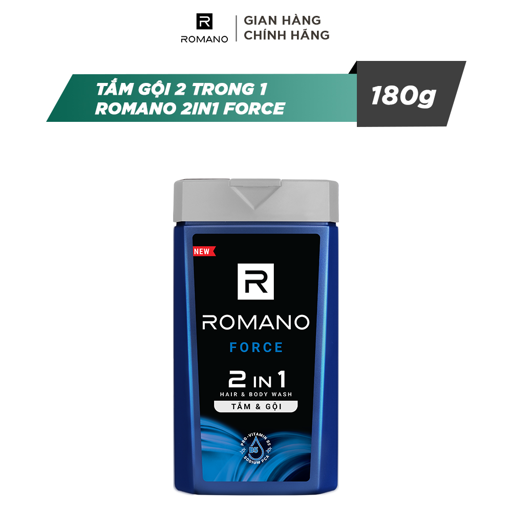 Sữa Tắm Gội Romano Force (180g)