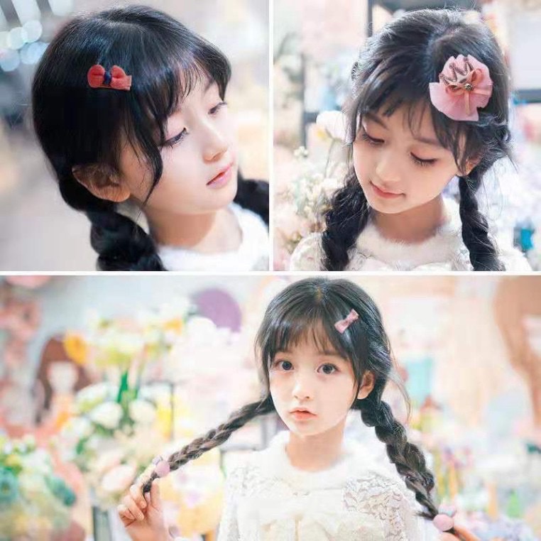 Hộp phụ kiện nơ kẹp tóc phong cách Hàn Quốc cho bé , nhiều màu xinh xắn cute rất đẹp cho bé yêu