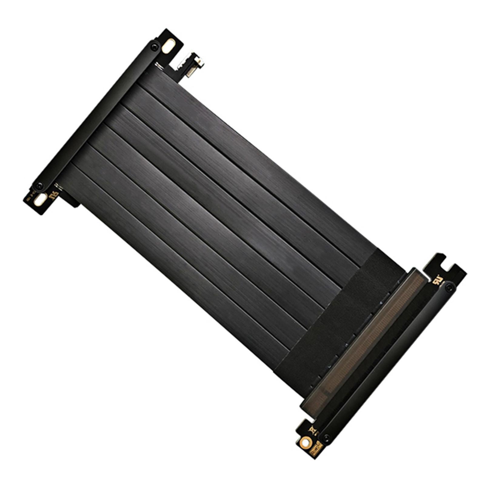 90 Degree Full 3.0 PCIE X16 Riser Cable PCIE Extender for GPU Vertical 20cm