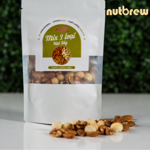 MIX 3 LOẠI HẠT SẤY ASTAR Túi 125gr