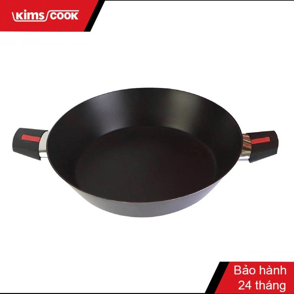 Chảo Paella đáy từ hợp kim nhôm chống dính KIMS COOK 30cm