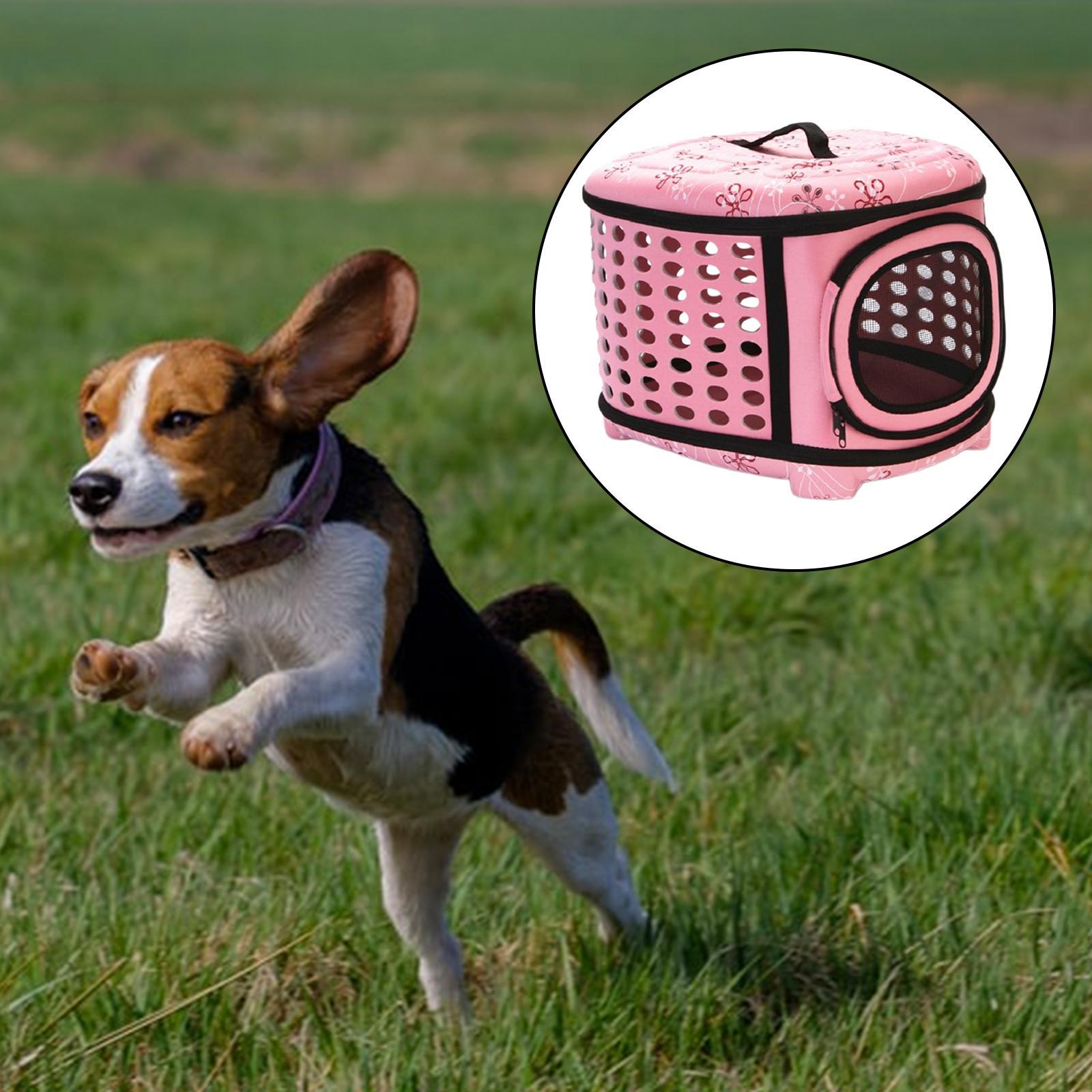 Folding Pet Dog Cat Carrier Kittten Puppy Backpack Bag Comfortable to Wear