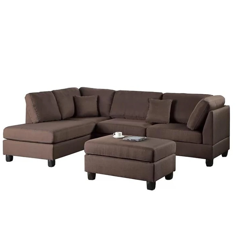 Bàn ghế sofa góc phòng khách Tundo PH-SFGT01-V3 Cao Cấp