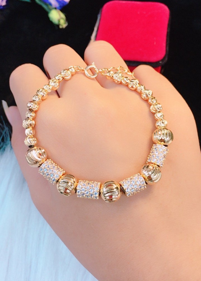 Lắc tay bi nữ mạ vàng 18k mã 041