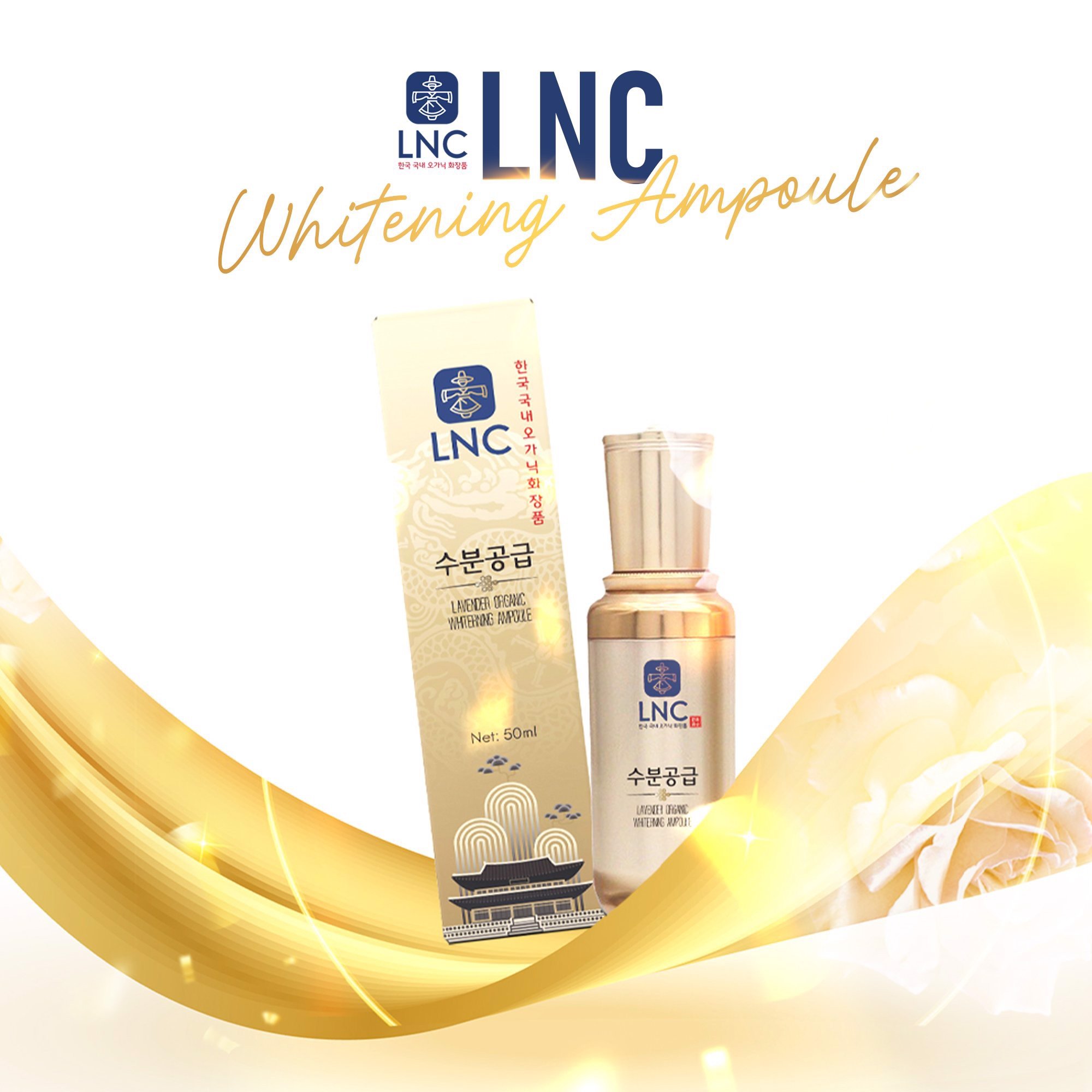 Ampoule chống lão hóa căng bóng LNC Hàn Quốc (LNC WHITENING AMPOULE)