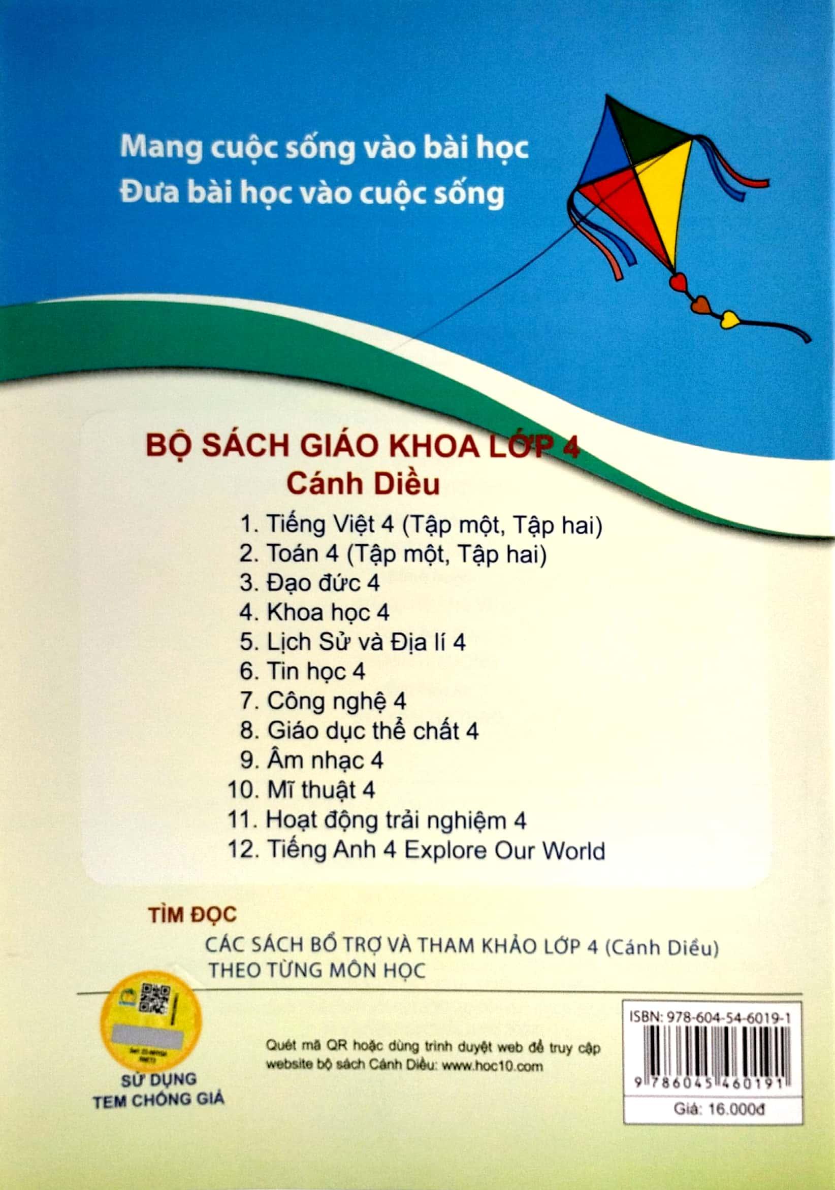 Vở Bài Tập Khoa Học 4 (Cánh Diều) (2023)