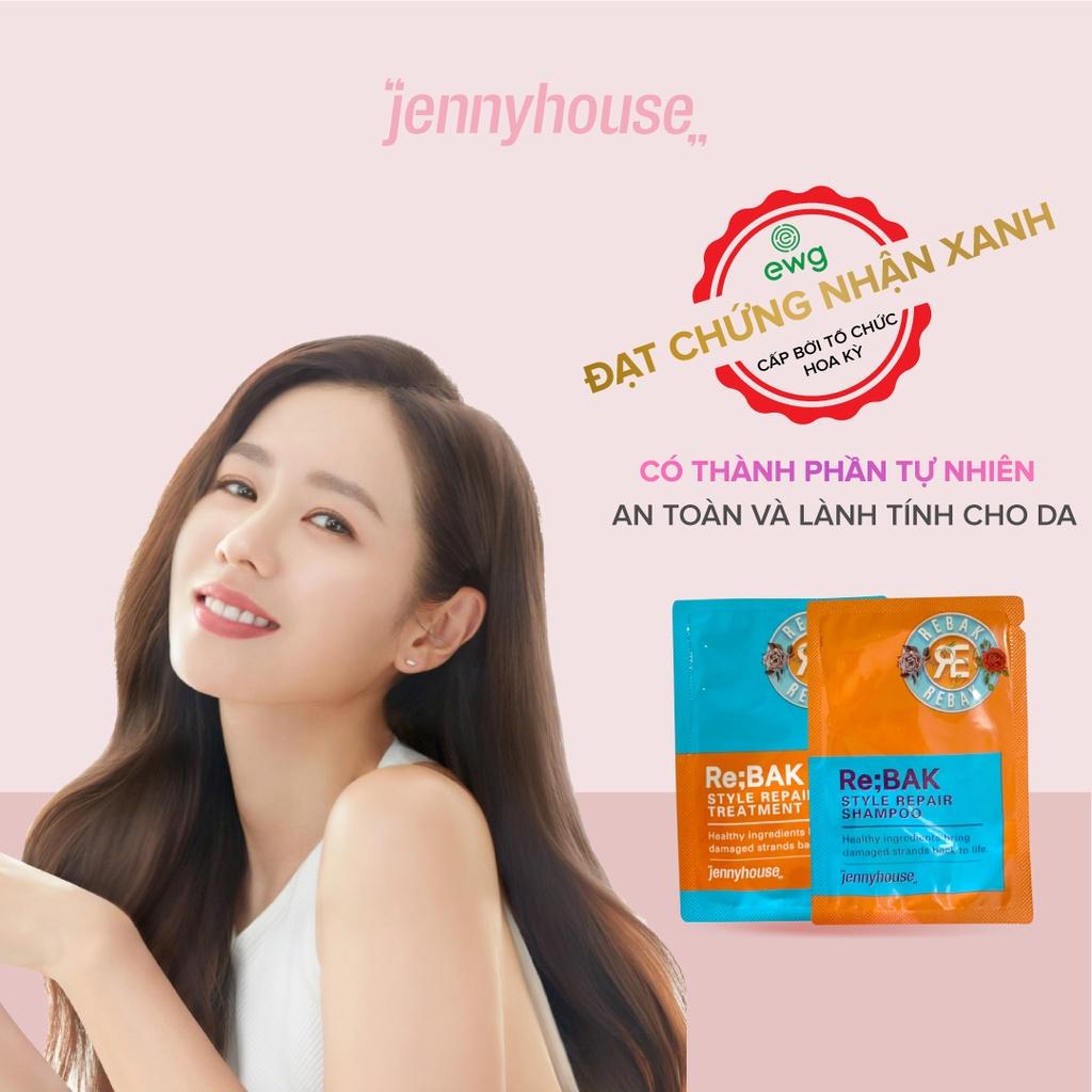 Mẫu Thử Dầu Gội, Dầu Xả JENNY HOUSE Healthy Re:Bak Style Repair 5ml - Dưỡng Tóc Khô Xơ Rối