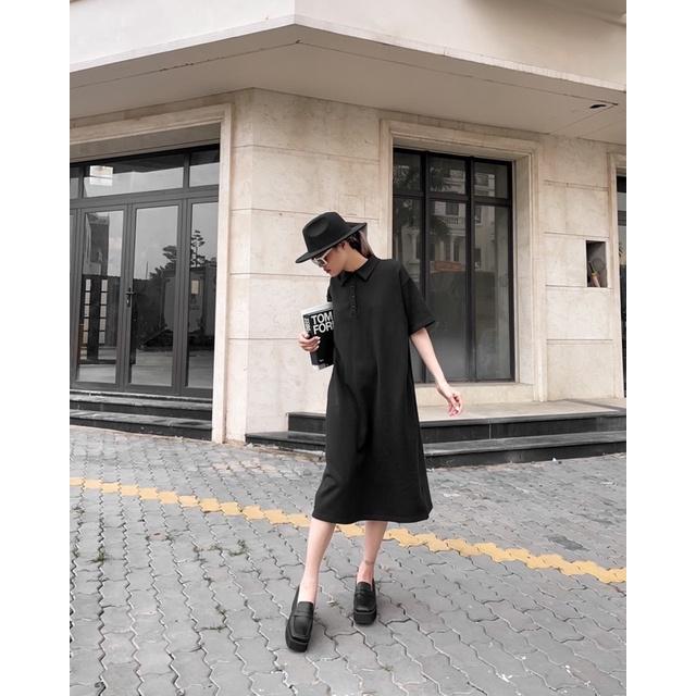 POLO DRESS - Đầm cổ suông dáng rộng