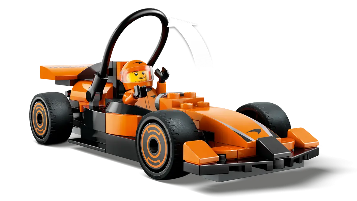 Đồ Chơi Lắp Ráp Lắp Ráp Xe Đua F1 - F1 Driver With McLaren Race Car - Lego City 60442 (86 Mảnh Ghép)