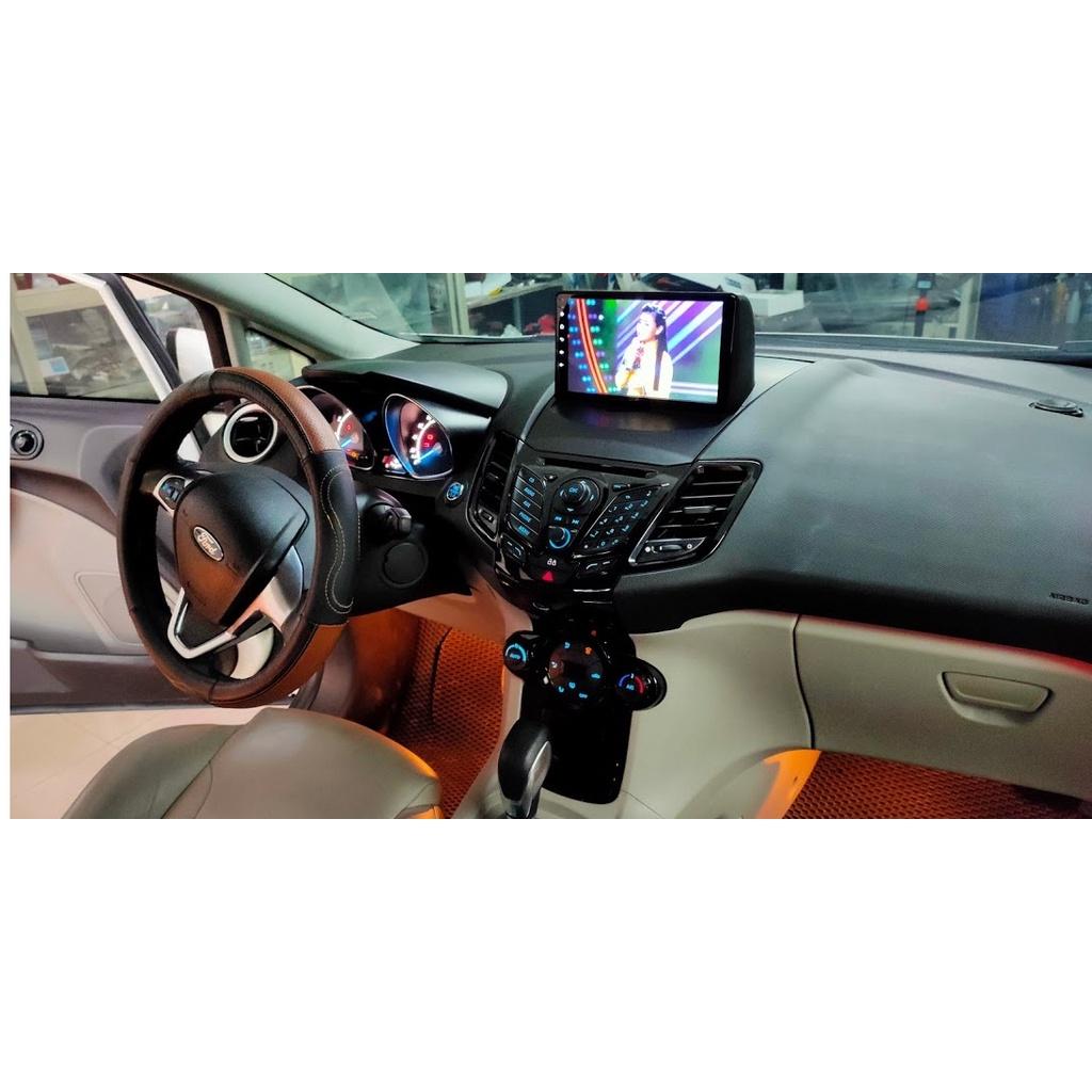 Mặt dưỡng kèm dây nguồn lắp màn hình android cho xe FORD FIESTA