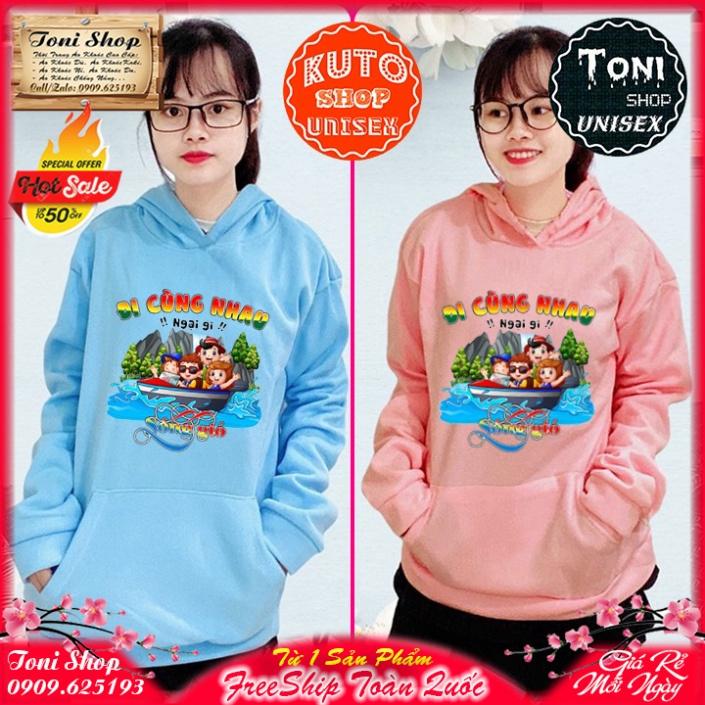 ÁO HOODIE ĐI CÙNG NHAU - In Pet Siêu Bền Siêu Đẹp - Full Size Full Màu