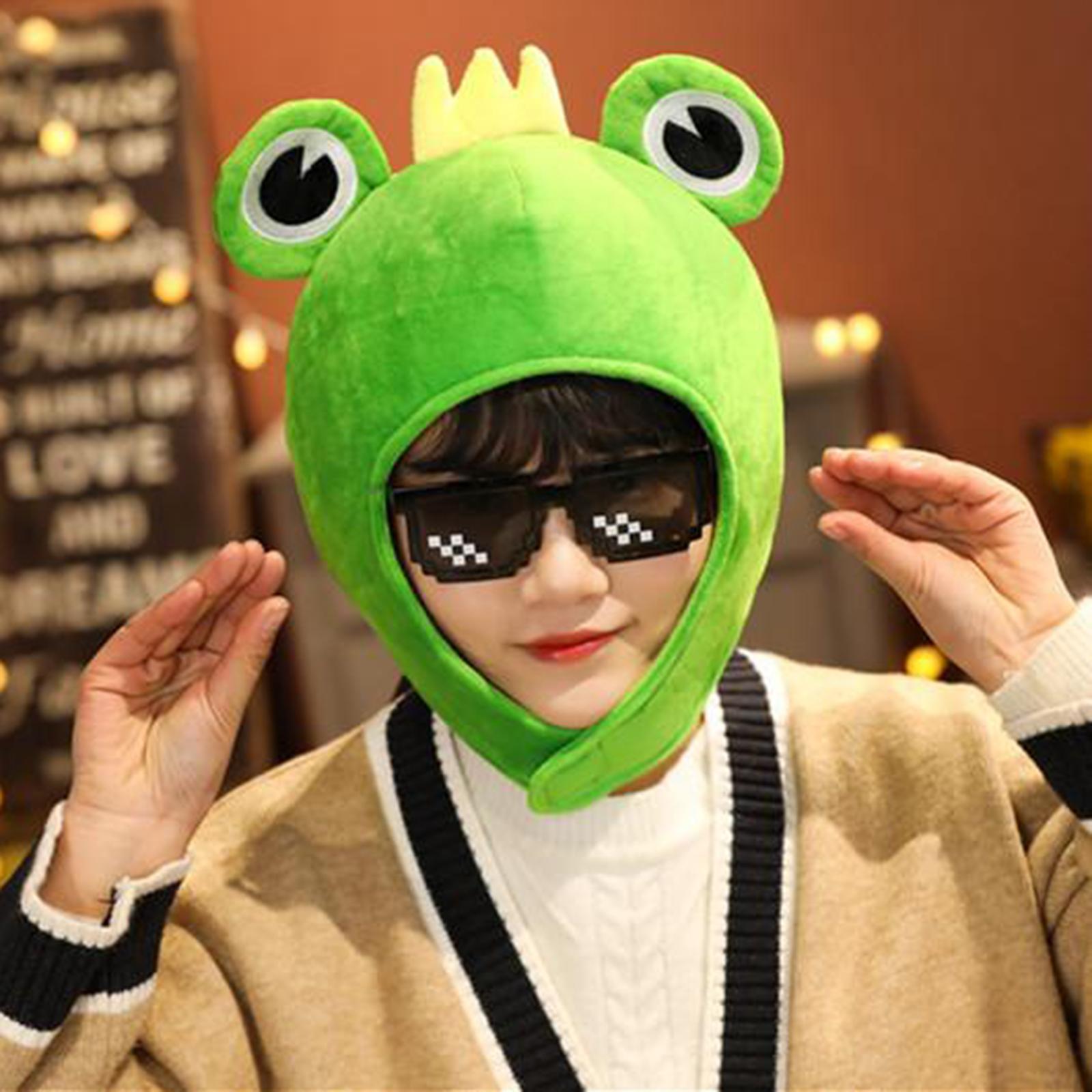 Women Men Plush Animal Hat   Headwear Funny Novelty Plush Hat Photo Props