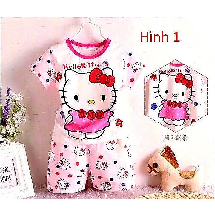 SÉT BỘ THUN BÉ GÁI IN HÌNH NGỘ NGHĨNH