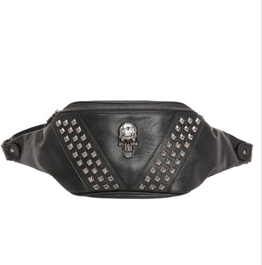 Trend Chest Bag Pu Leather Men Waist Bag