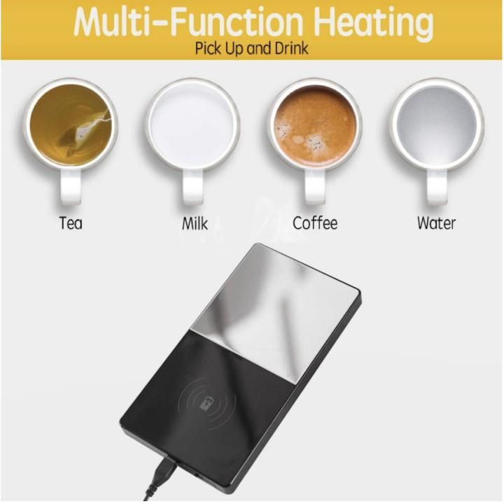 Đế hâm nóng Cà Phê Công Nghệ Coffee 55°C Wireless Charger - Không gồm ly