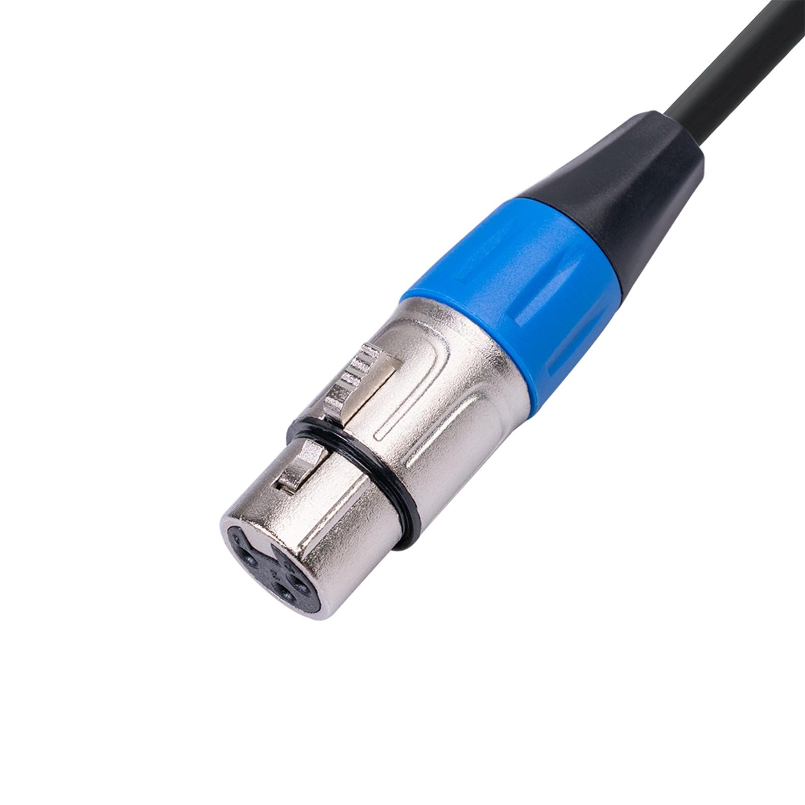 Mini XLR Male to XLR Female Adapter Cable, 3-pin Mini XLR Male to XLR Female Adapter Cable, for BMPCC 4K Camera Video Assist 4K Sharp 8K