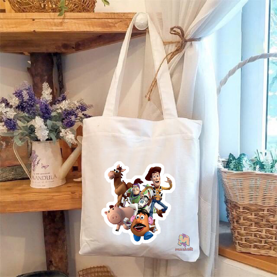 Túi Tote in hình chủ đề Toy story