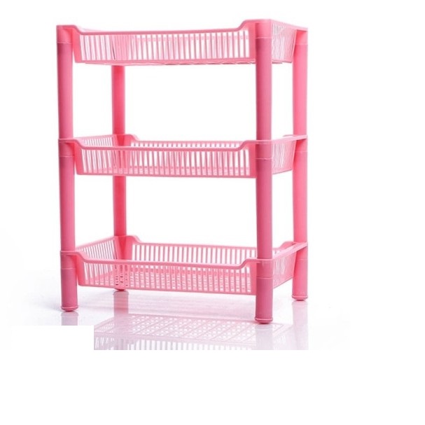 Kệ Để Đồ Chữ Nhật Đa Năng 3 Tầng Tiện Ích Nhựa Cao Cấp