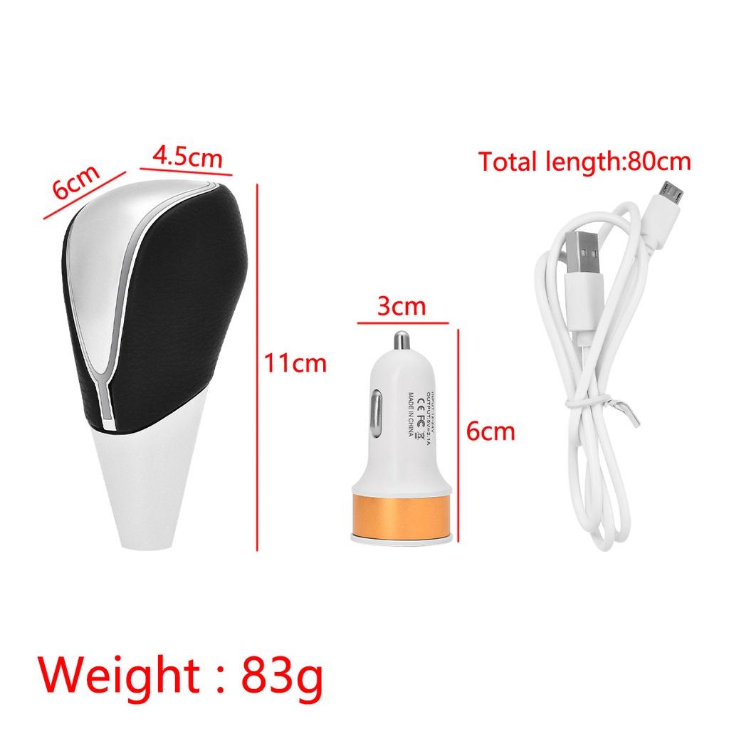 Đầu cần số xe hơi gắn đèn LED phát sáng