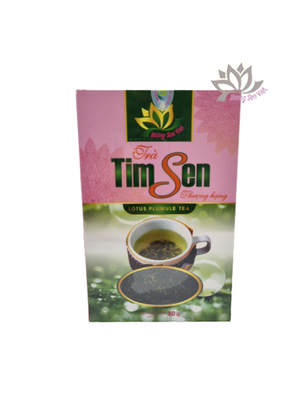 TRÀ TIM SEN HỘP 80G - HƯƠNG SEN VIỆT