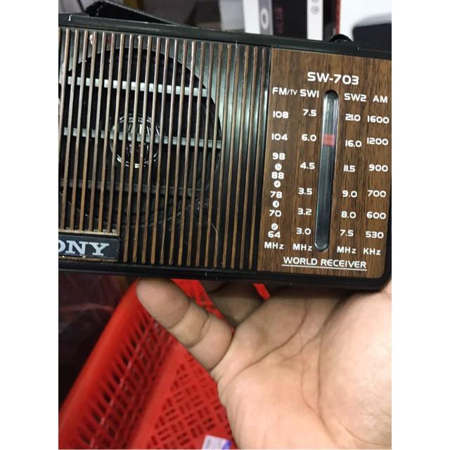 Đài Radio SW 703-Đài Chạy Pin Đại Nguồn 220v