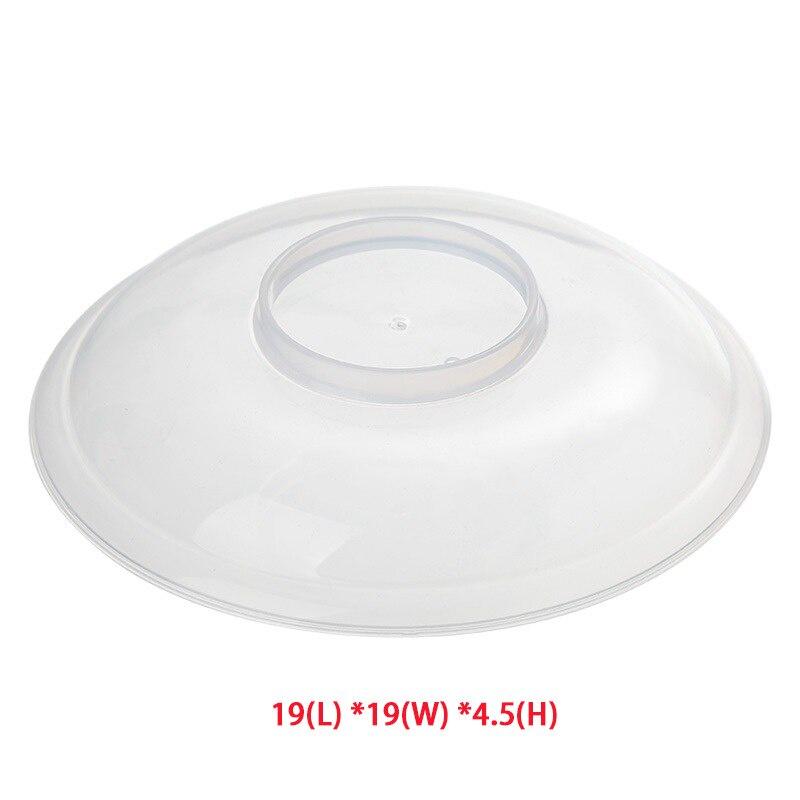 Round Food Insulation Cover Microwave Splash-proof Cover Clear Lid Safe Vent Keeping Fresh Seal Wrap Cover Kitchen Accessories