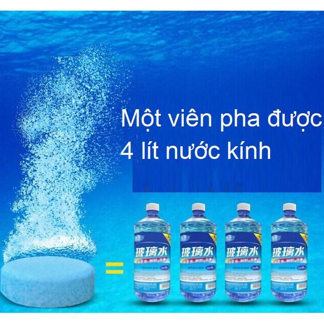 Viên Sủi Nước Rửa Kính Ô Tô Xe Hơi Siêu Rẻ, Siêu Sạch (1 Viên Pha Được 4 Lít Nước)