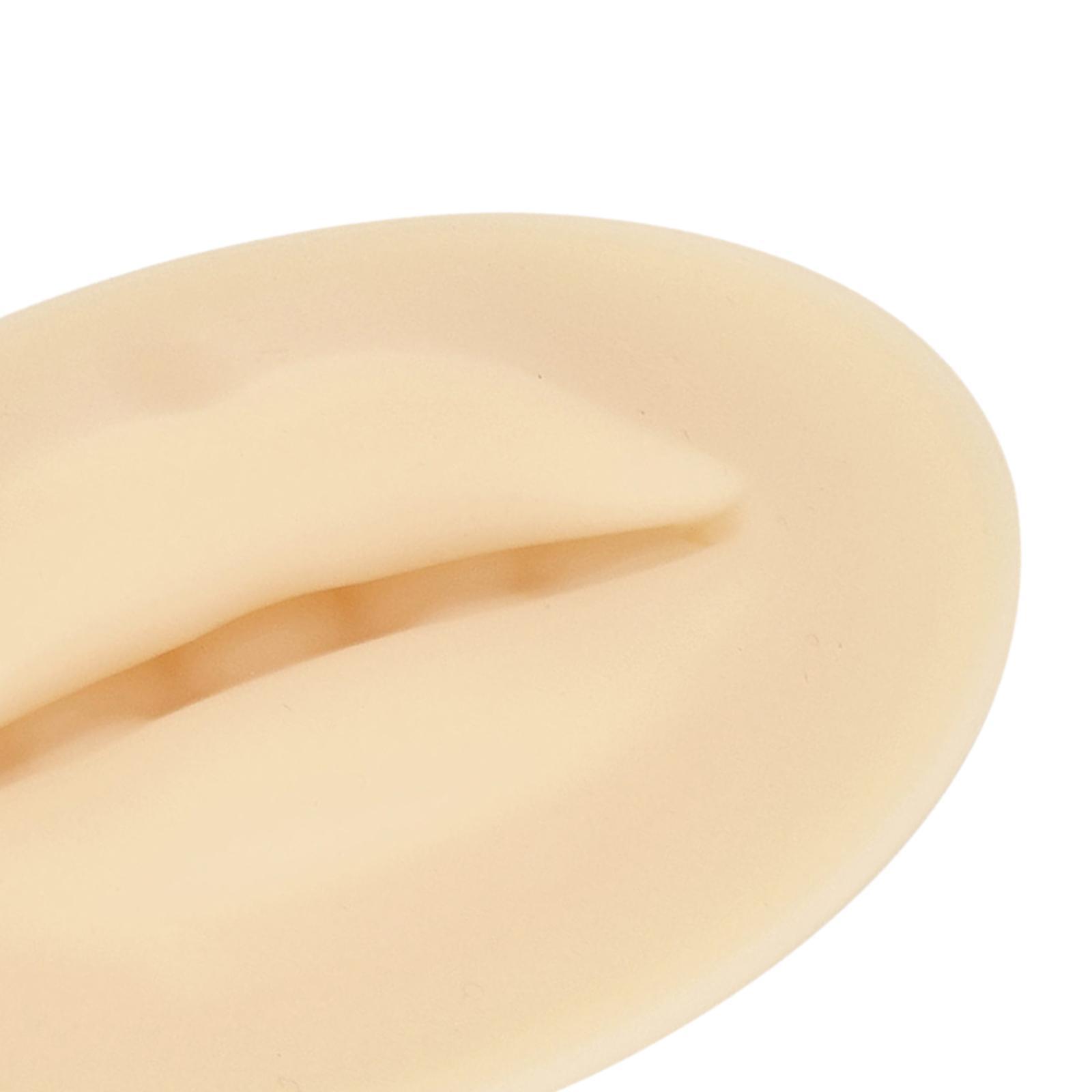 3D Lips Practice Silicone Reusable Fake Skin Multipurpose for Makeup Artists