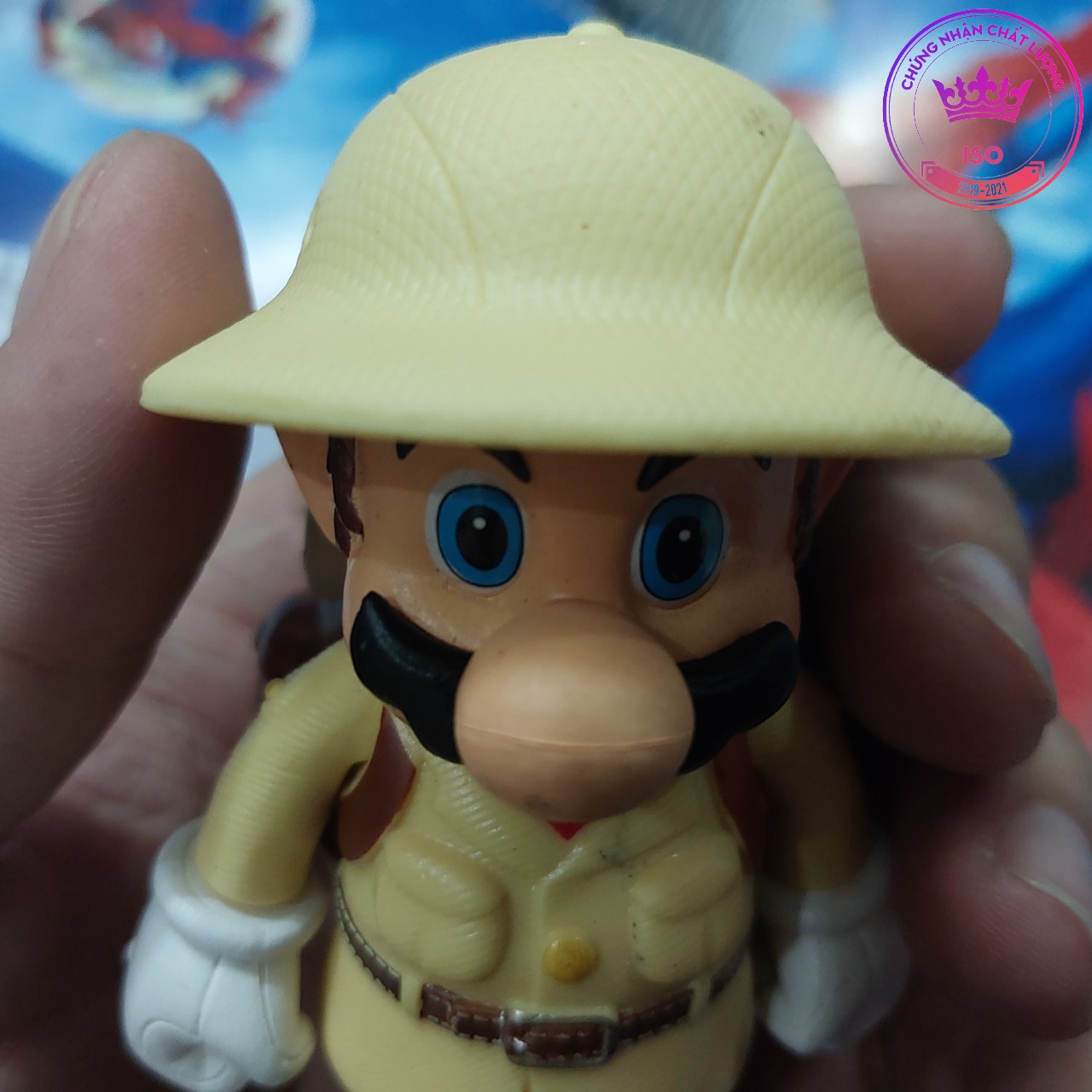 Mô hình super mario Nitendo Nấm trang phục thám hiểm rừng xanh 1765 D2 3