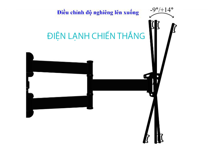 Giá Treo Tivi Góc Xoay 32-55 INCH CẢNH PHONG VIỆT NAM HÀNG CHÍNH HÃNG