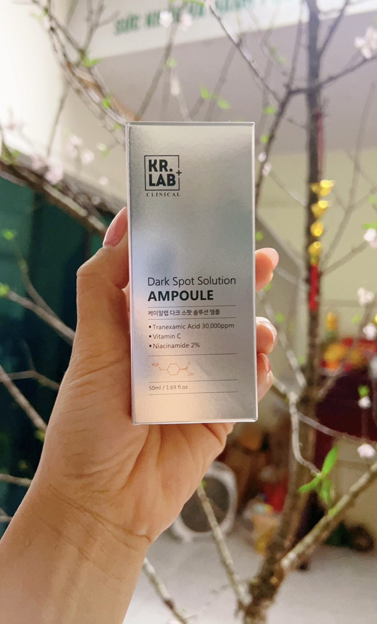 Serum KRLAB Dark Spot Solution Ampoule Hỗ Trợ Trắng Da,Cải Thiện Nám Tàn Nhang Chai 50ml