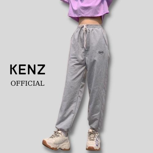 Quần Jogger nỉ thêu SPUN ulzzang unisex cả nam và nữ - Quần ống rộng bo