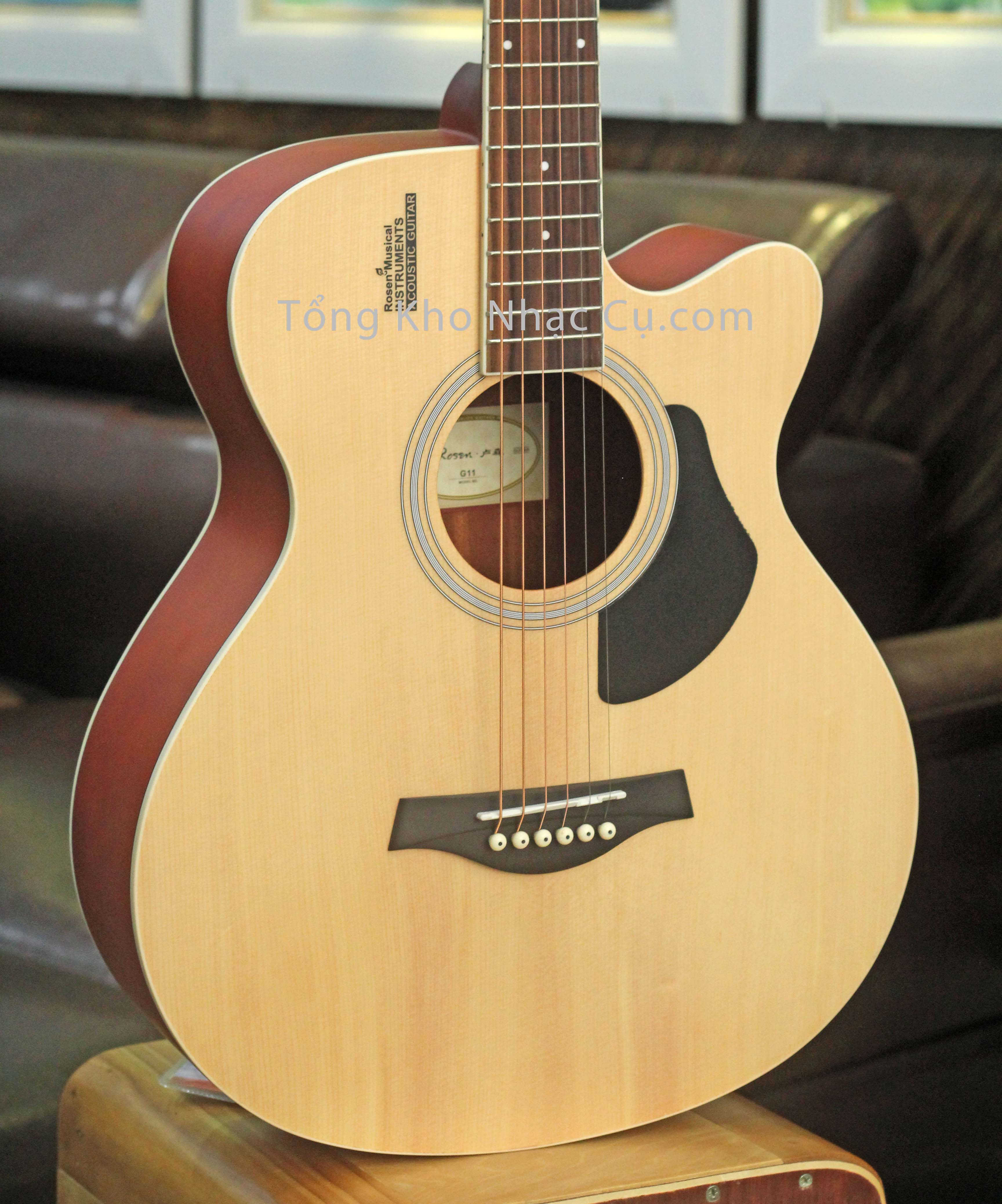 Đàn Guitar Acoustic Rosen G11NA-A (Gỗ Thịt - Solid top)