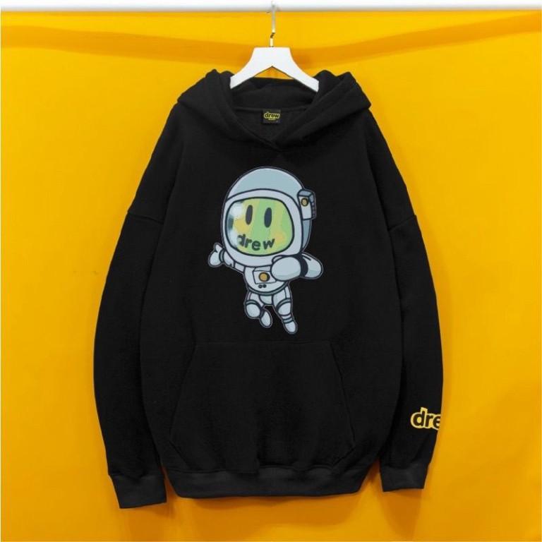 Áo hoodie drew phi hành gia chất liệu vải nỉ bông cao cấp